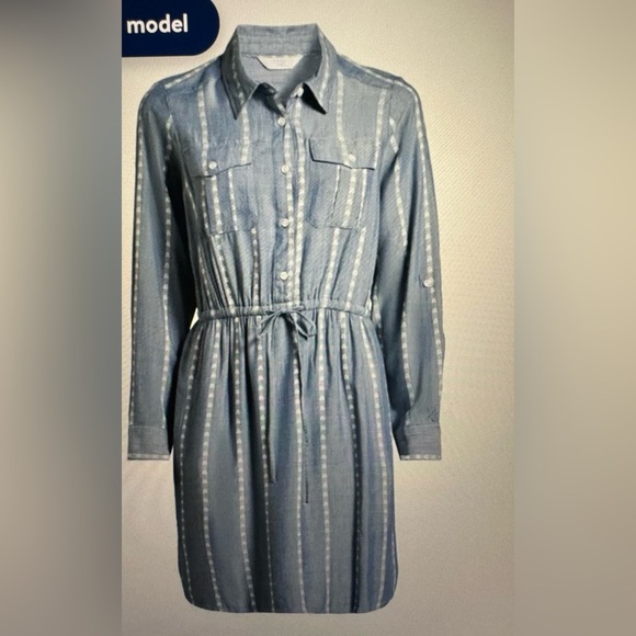 Time and Tru utility shirt dress size S - Picture 4 of 9